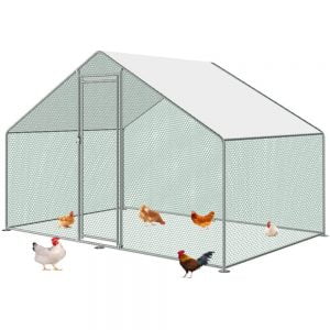 Gallinero galvanizado 6x3x2