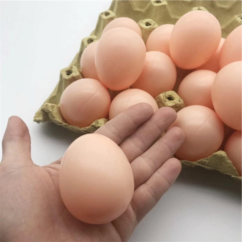 Huevos Plástico Cría Grandes/Par