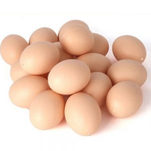 huevos falsos gallina (plasticos)