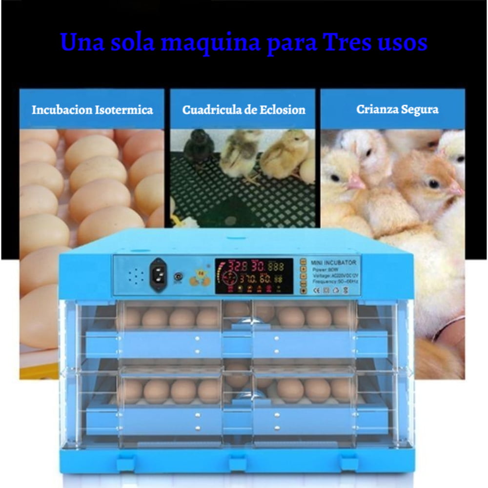 Incubadora de Huevos  Automática capacidad 192 huevos