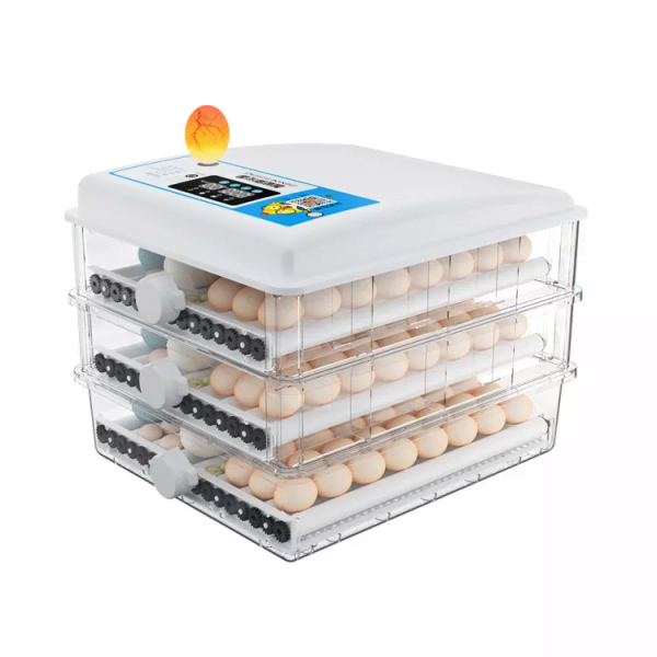 Incubadora de huevos 192 huevos blanca