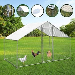 Gallinero Galvanizado de 3X3X2 metros